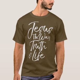 Camiseta Bíblia Verse Citação significa Jesus como a Ver