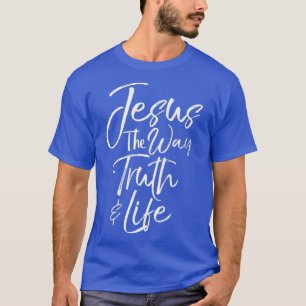 Camiseta Bíblia Verse Citação significa Jesus como a Ver