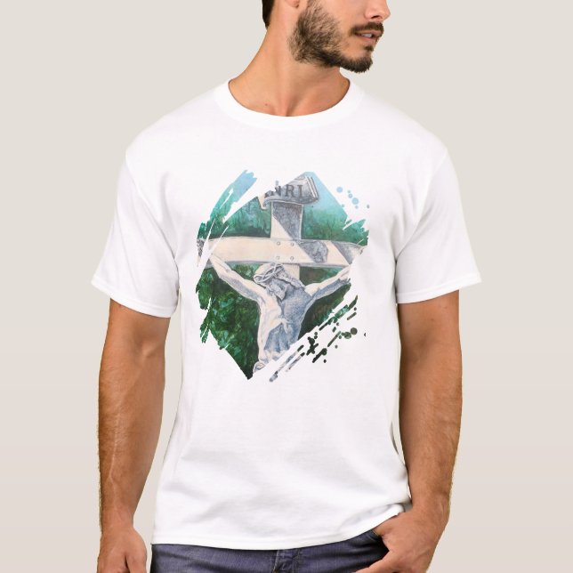 Camiseta Bíblia Verso Ele Está Riscado (Frente)