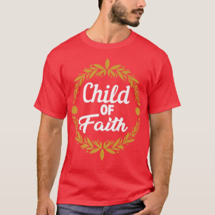 Camiseta Bíblia Verso Filho Da Fé Deus Premium