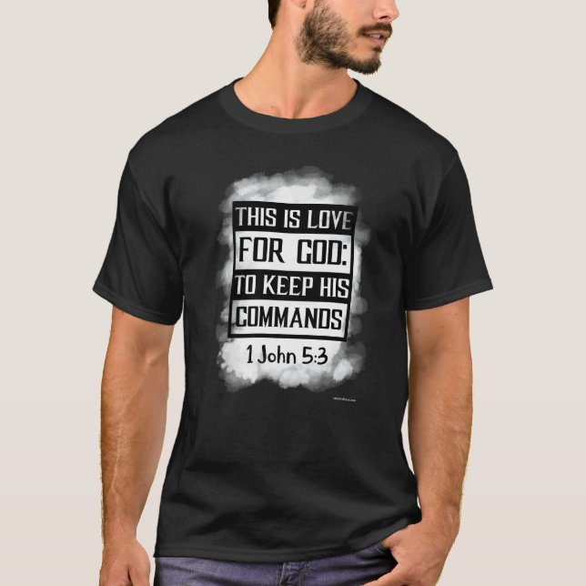 Camiseta Bíblia Verso Igreja Cristã Deus Jesus Religioso G (Frente)