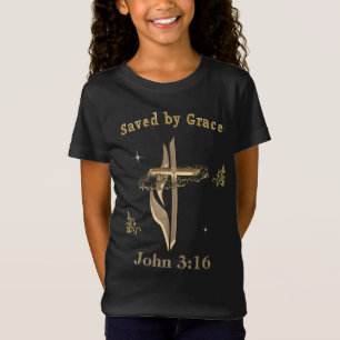 Camiseta Bíblia Verso salvo pela Grace