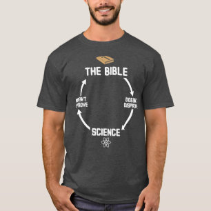 Camiseta Bíblias e ciência não se desesperam uns dos outros