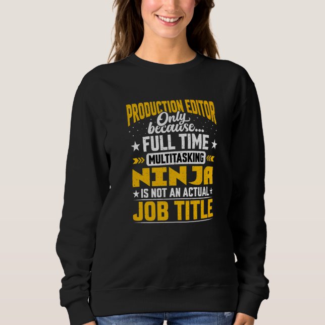 Camiseta Bibliógrafo de Cargo do Editor de Produção Curato (Frente)