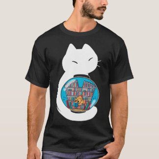 Camiseta Biblioteca Aconchegante do Peixe