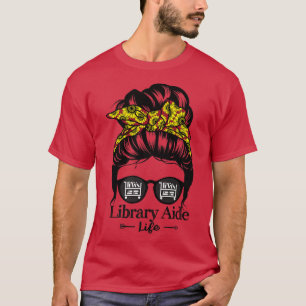 Camiseta Biblioteca Aide Vida Mensal Cabelo Freado Bibliote