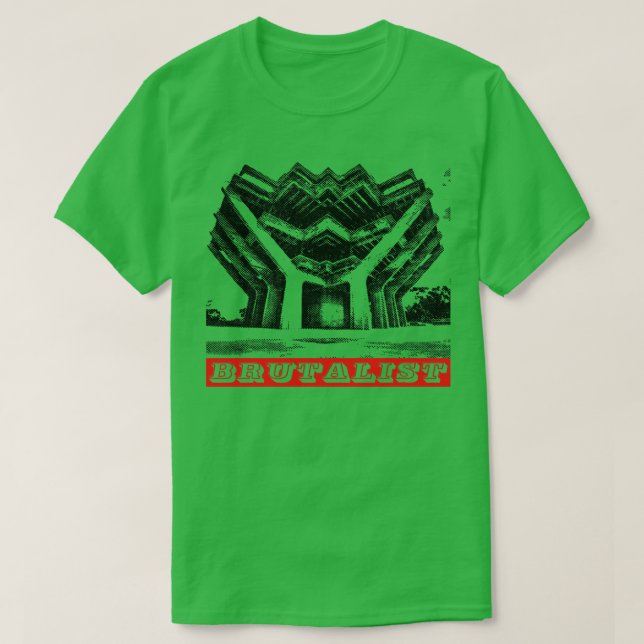 Camiseta Biblioteca Brutalist Architecture Brutalism Geisel (Frente do Design)