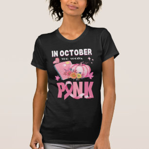 Camiseta Biblioteca de Canceres do Halloween de Fita Rosa v