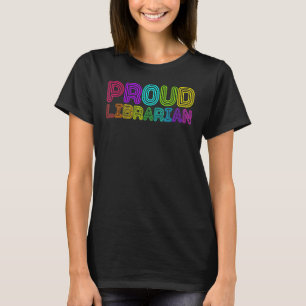 Camiseta Biblioteca de Livros Bibliotecários Orgulhosos Len