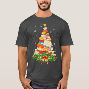 Camiseta Biblioteca de Livros de Leitura de Árvore Feliz de