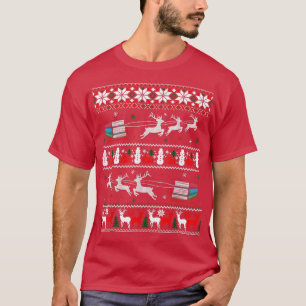 Camiseta Biblioteca de Natal Bibliotecária Leitor de Livros