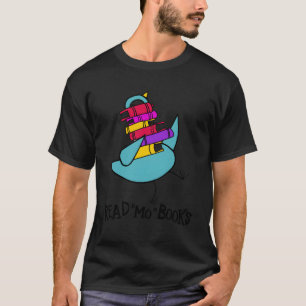 Camiseta Biblioteca de professores Lê Mo Livros Pombo Leitu