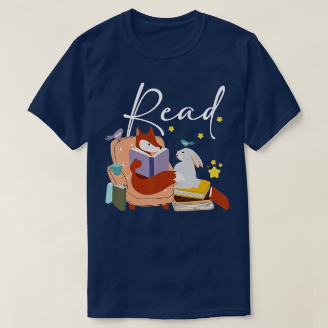 Camiseta Biblioteca de Professores Lê Piggie Elephant Pig d (Frente do Design)