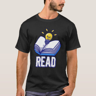 Camiseta Biblioteca de Professores Ler Livros Clube Lightbu