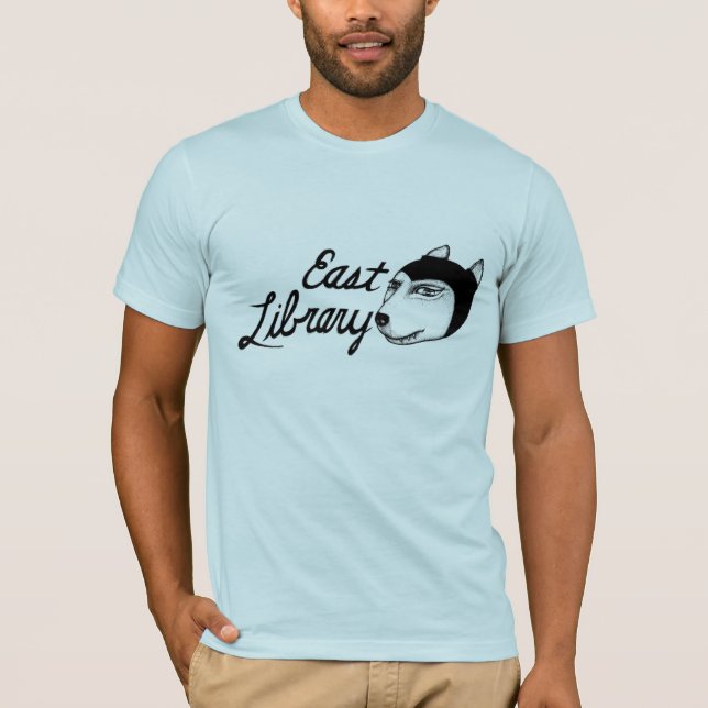 Camiseta biblioteca do leste (Frente)