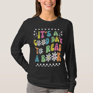 Camiseta Biblioteca É Um Bom Dia para Ler O Livro Groovy Le