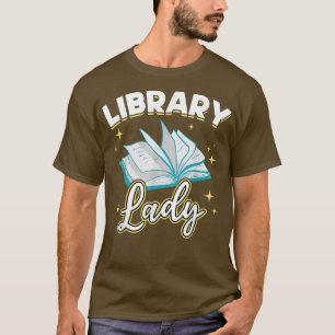 Camiseta Biblioteca Lady Librarian Reader Book Lover