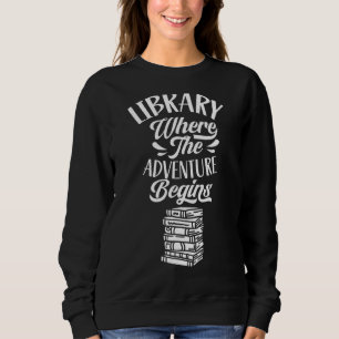 Camiseta Biblioteca Onde A Aventura Começa Livros Bibliotec
