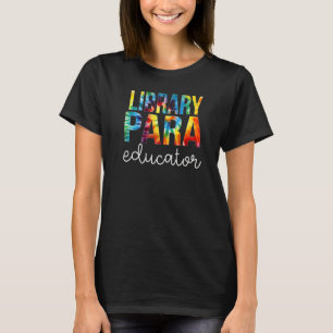 Camiseta Biblioteca Para Educador Tie Dye Apreciação De Vol