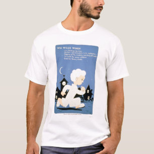 Camiseta Biblioteca pequenina de Willie Winkie WPA 1940