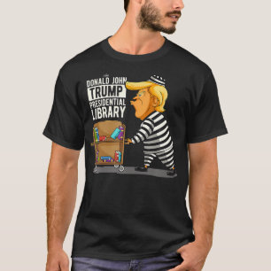 Camiseta Biblioteca Presidencial do Prison Trump