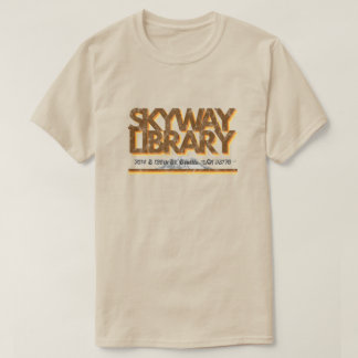 Camiseta Biblioteca Skyway dos anos 70