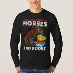 Camiseta Bibliotecário Bookworm Girls Livro Animal Readin