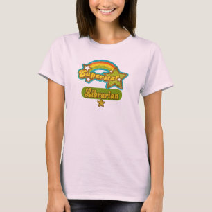 Camiseta Bibliotecário da estrela mundial