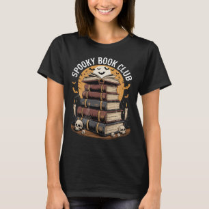 Camiseta Bibliotecário de Bookworm de Halloween do Clube de