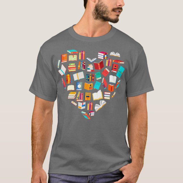 Camiseta Bibliotecário do Clube de Leitura do Coração do Li (Frente)