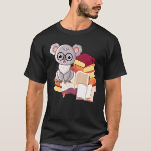 Camiseta Bibliotecário do Urso Koala Leitura Livros Koala