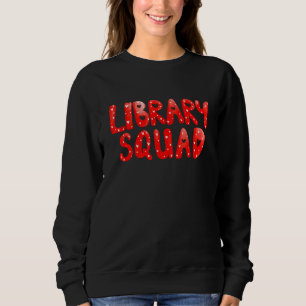 Camiseta Bibliotecário Livro Esquadrão da Biblioteca Dia do