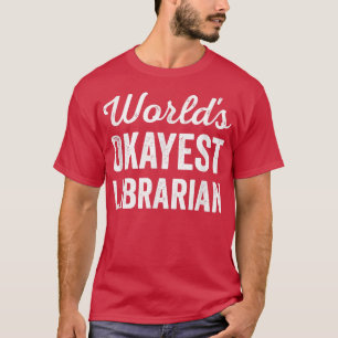 Camiseta Bibliotecário mais popular do mundo Engraçado Sarc