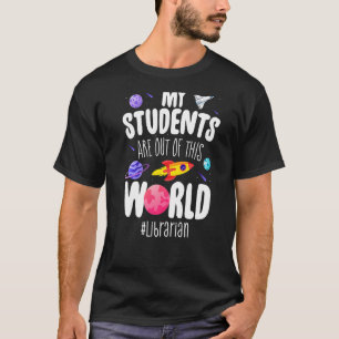 Camiseta Bibliotecário Meus Estudantes Estão Fora Deste Esp