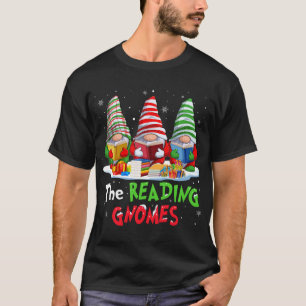 Camiseta Bibliotecário Os Gnomos Leitores De Natal Engraçad