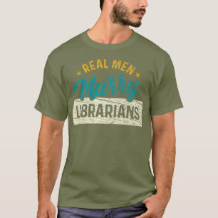 Camiseta Bibliotecários de Casados do Real Men Vintage Engr