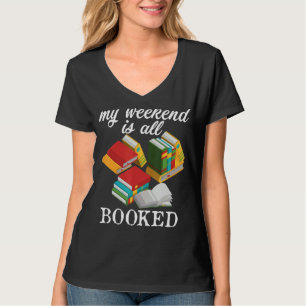 Camiseta Bibliotecários De Livros Meu Fim De Semana É Tudo