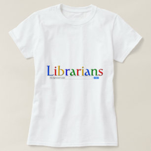 Camiseta bibliotecários o Search Engine original