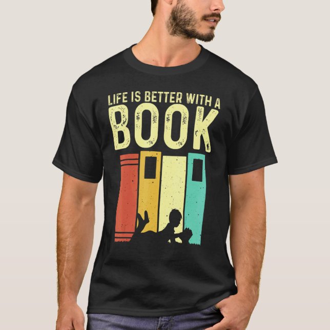 Camiseta Bibliotecas de Leitores de Homens de Livro (Frente)