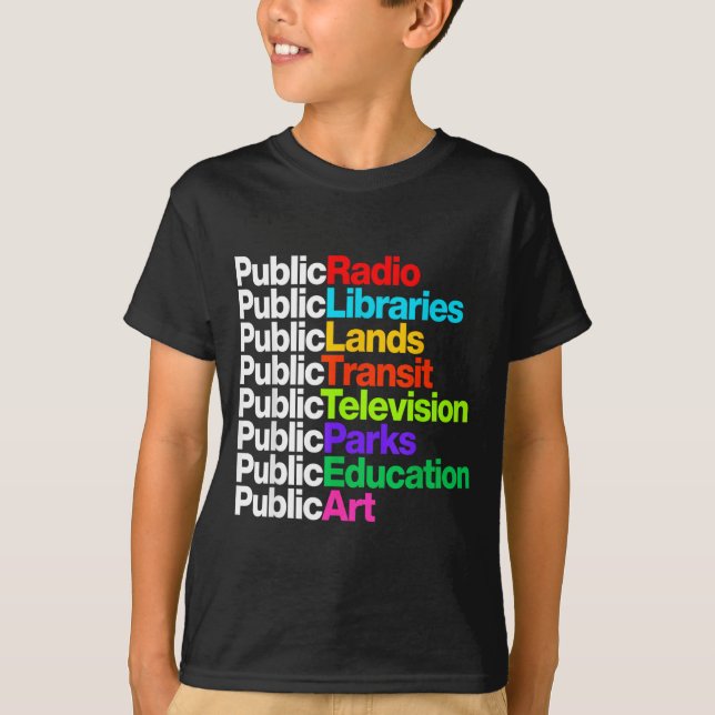 Camiseta Bibliotecas de Rádio Pública Terrenos Trânsito Ted (Frente)