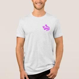 Camiseta Bicep Curl Minimalist Gym - Purple Fitness Design