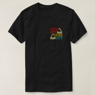 Camiseta Biceps de Desaparecimento de Armas do Sol