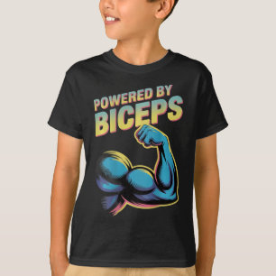 Camiseta Bíceps Potencializados por B Impresso nas Costas H