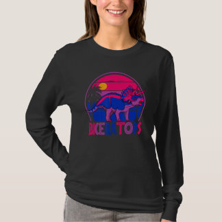 Camiseta Biceratops Bisexual Ceratops Dinosaur LGBT Pride M