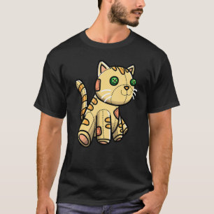 Camiseta Bichinho de pelúcia gato laranja fofo para meninas