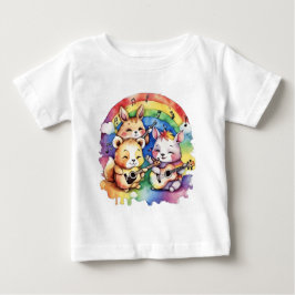 Camiseta Bichinhos bonitos tocando música