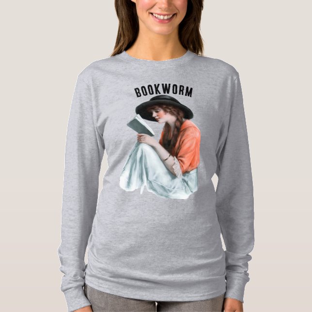 Camiseta Bicho-do-livro, (Frente)
