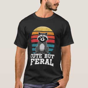 Camiseta Bicho Engraçado Criança Pequena Menino Guaxinim Fo