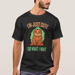 Camiseta Bicho Preguiça Só Fofinho Eu Faço O Que Quero