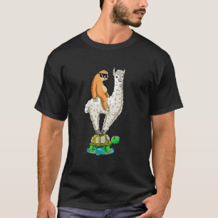Camiseta Bicho Preguiçoso Fofinho Llama Tartaruga Alpaca Am